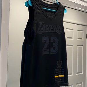 Blacked Out LeBron Lakers Jersey